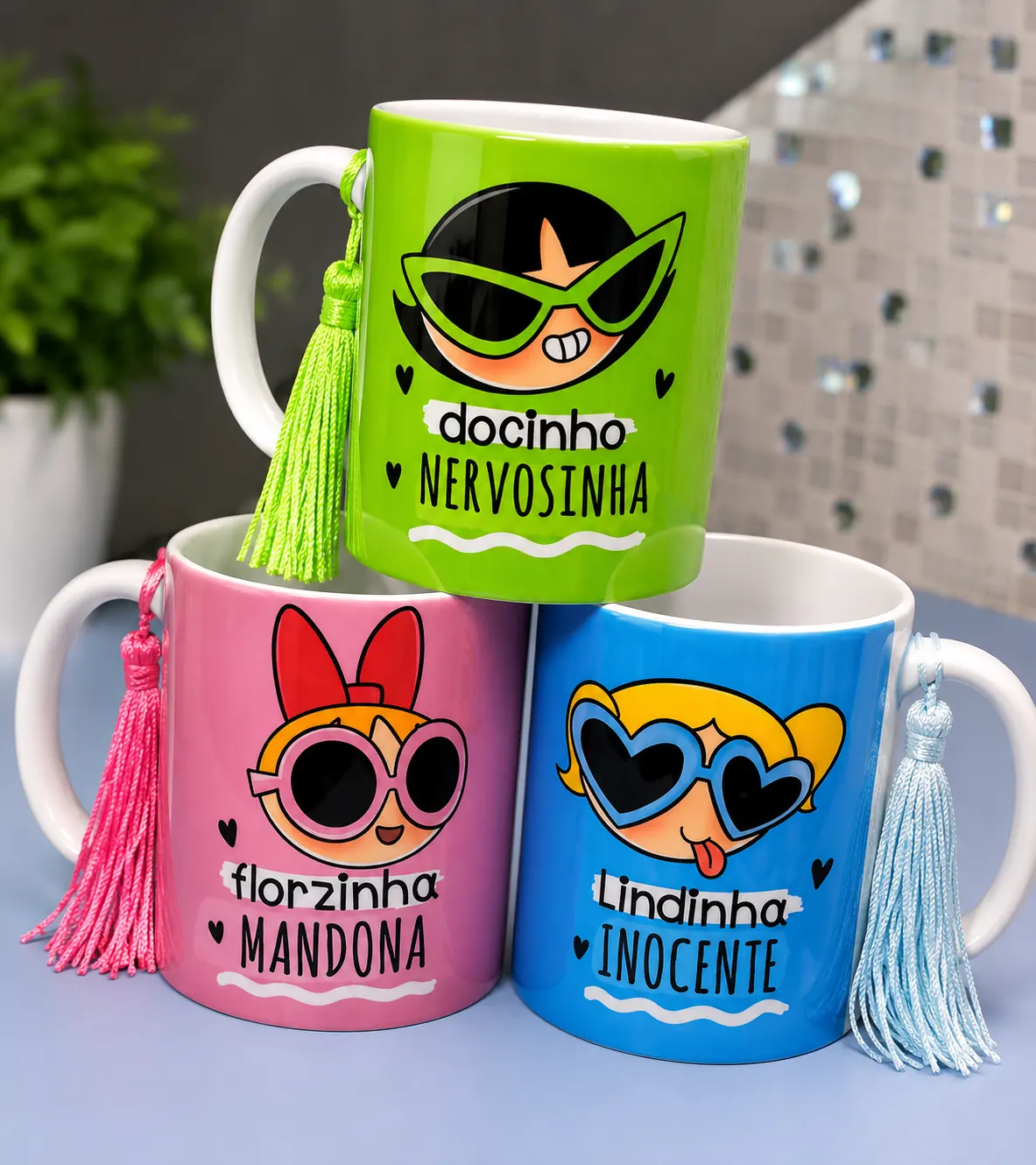 Canecas Meninas Superpoderosas sublimadas